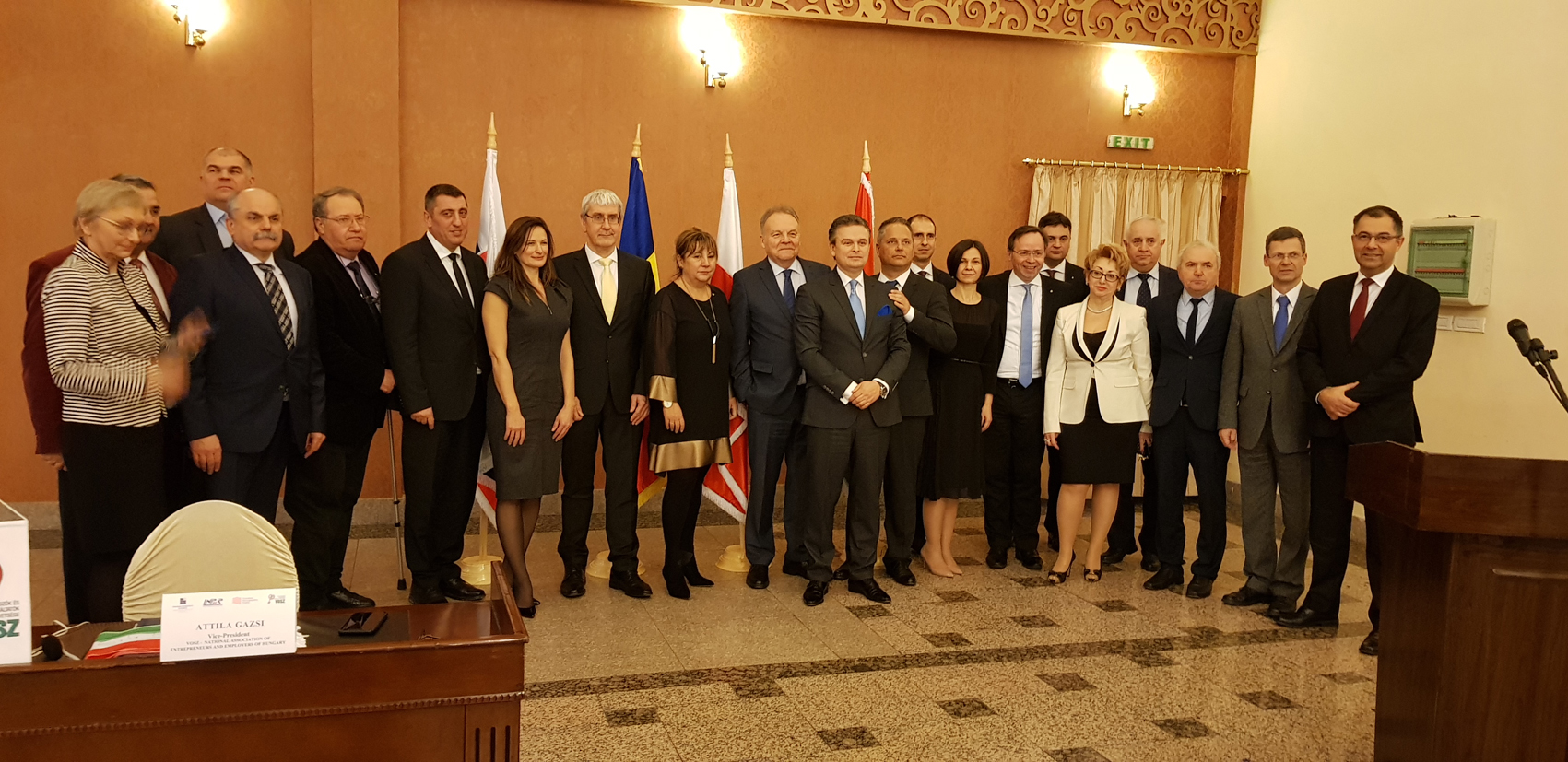 Acord de cooperare semnat între patru confederaţii patronale est-europene Cluj-Napoca 3